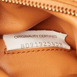 Pre Owned Bottega Veneta Brown Intreccio Leather Padded Cassette Chain Bag