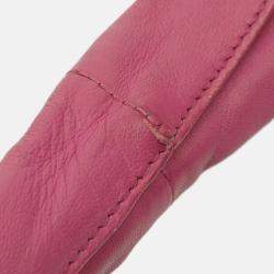 Pre Owned Bottega Veneta Pink Small Nappa Intrecciato Veneta Hobo