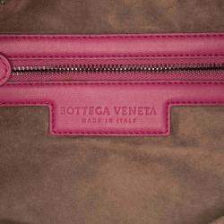 Pre Owned Bottega Veneta Pink Small Nappa Intrecciato Veneta Hobo