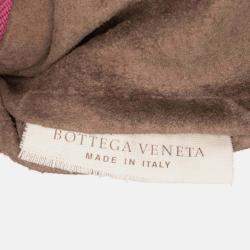 Pre Owned Bottega Veneta Pink Small Nappa Intrecciato Veneta Hobo