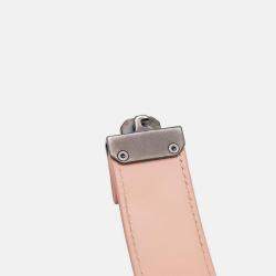 Pre Owned Bottega Veneta Pink Small Nappa Intrecciato Roma Satchel