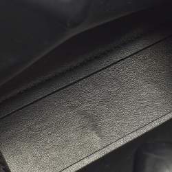 Pre Owned Bottega Veneta The Point Small Black Leather Crossbody Bag