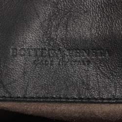 Pre Owned Bottega Veneta Rialto Black Intrecciato Leather Shoulder Bag