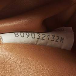 Pre Owned Bottega Veneta The Pouch Mini Brown Leather Clutch Bag