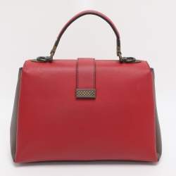 مملوكة مسبقًا حقيبة بوتيغا فينيتا يد علوية بيازا صغيرة جلد متعددة الألوان