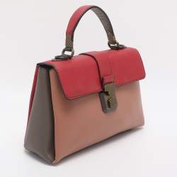 مملوكة مسبقًا حقيبة بوتيغا فينيتا يد علوية بيازا صغيرة جلد متعددة الألوان