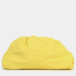 مملوكة مسبقًا حافظة كلاسيكية كبيرة بوتيغا فينيتا جلد أصفر