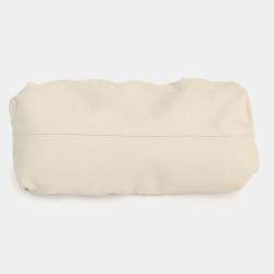 Pre Owned حقيبة بوتيغا فينيتا ذا تشاين بوكس جلد أبيض