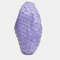 Pre Owned حقيبة كتف بوتيغا فينيتا تين جودي جلد أنتريشياتو أرجواني