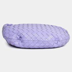 Pre Owned حقيبة كتف بوتيغا فينيتا تين ج ودي جلد أنتريشياتو أرجواني