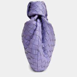 Pre Owned حقيبة كتف بوتيغا فينيتا تين جودي جلد أنتريشياتو أرجواني