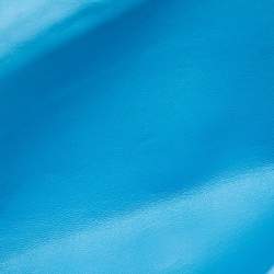 مملوكة مسبقًا Bottega Veneta Light Blue Intrecciato Leather French Flap Wallet