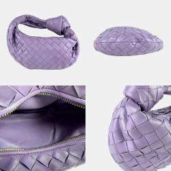 مملوكة مسبقًا حقيبة بوتيغا فينيتا جودي صغيرة جلد انترشياتو بنفسجي