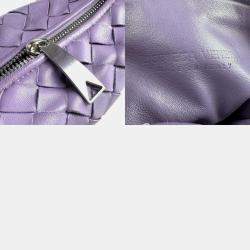 مملوكة مسبقًا حقيبة بوتيغا فينيتا جودي صغيرة جلد انترشياتو بنفسجي