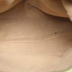 Pre Owned Bottega Veneta Green Leather Satchel