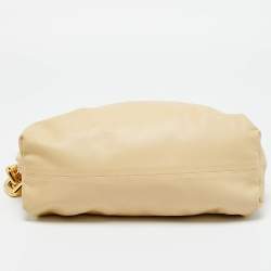 Pre Owned حقيبة بوتيغا فينيتا ذا تشين باوتش جلد بيج