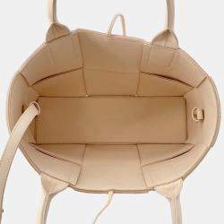 مملوكة مسبقًا Bottega Veneta Intrecciato Arco 2Way A Tote Bag Macaron Lambskin Size Mini