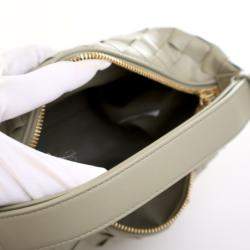 Pre Owned Bottega Veneta Small Intrecciato Calfskin Wallace