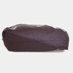 مملوكة مسبقًا حقيبة بوتيغا فينيتا ذا تشين كلاتش جلد عجل كبير