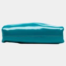 مملوكة مسبقًا حقيبة كروس بوتيغا فينيتا ميني أزرق برّاق بحزام خرزي