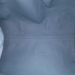 Pre Owned Bottega Veneta Blue Lambskin The Pouch