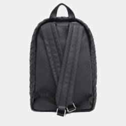 مملوكة مسبقًا حقيبة ظهر بوتيغا فينيتا جلدية سوداء