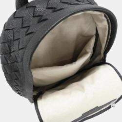 مملوكة مسبقًا حقيبة ظهر بوتيغا فينيتا جلدية سوداء