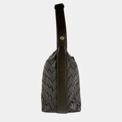 مملوكة مسبقًا Bottega Veneta Intrecciato Leather Handbag Khaki