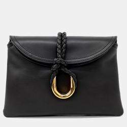 Pre Owned Bottega Veneta Brown Leather Baby Liberta