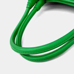 مملوكة مسبقًا Bottega Veneta Green Leather mesh tote bag