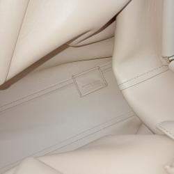 Pre Owned حقيبة بوتيغا فينيتا جلد بيج بوينت