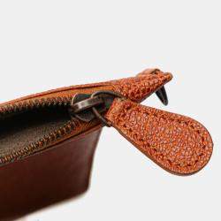 Pre Owned Bottega Veneta Brown Small Lambskin Intreccio Cabat Tote