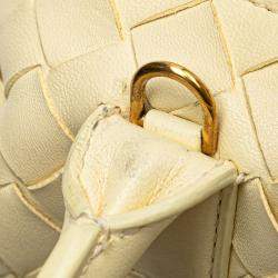 مملوكة مسبقًا حقيبة ساتشل بوتيغا فينيتا باوليتو نابا إنتريشياتو أصفر صغير