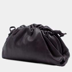 مملوكة مسبقًا حقيبة كروس بودي بوتيغا فينيتا صغيرة جلد الخروف بنفسجي