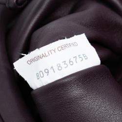 مملوكة مسبقًا حقيبة كروس بودي بوتيغا فينيتا صغيرة جلد الخروف بنفسجي