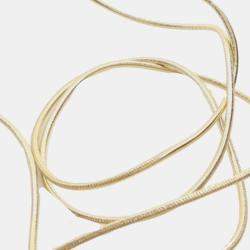 Pre Owned Bottega Veneta Gold Baby Metallic Lambskin Intrecciato Sardine