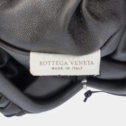 Pre Owned حقيبة بوتيغا فينيتا ذا ميني كروس بودي جلد نابا إنترشياتو أسود