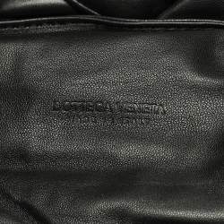 مملوكة مسبقًا Bottega Veneta Padded Lock Black Leather Shoulder Bag