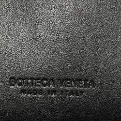 Pre Owned محفظة بائفة بوتيغا فينيتا جلد أنترشياتو أسود