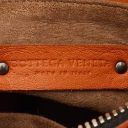 مملوكة مسبقًا حقيبة بوتيغا فينيتا تامبورا جلد انتريتشياتو برتقالي