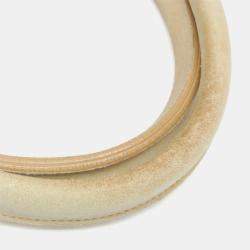 مملوكة مسبقًا Bottega Veneta Intrecciato Cabas PM Leather Tote Bag Cream