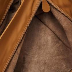 Pre Owned Bottega Veneta Brick Brown Intrecciato Leather Tote