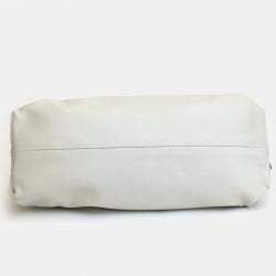 Pre Owned Bottega Veneta Beige Calf Chain Pouch