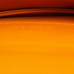 مملوكة مسبقًا حقيبة كلاتش بوتيغا فينيتا برتقالية بيانو جلد تمساح