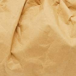 مملوكة مسبقًا Bottega Veneta The Pouch Beige Kraft Paper Carta Clutch