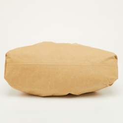 مملوكة مسبقًا Bottega Veneta The Pouch Beige Kraft Paper Carta Clutch