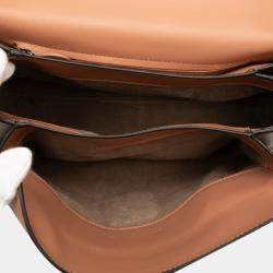 مملوكة مسبقًا Bottega Veneta Red Medium Tricolor Nappa Piazza Top Handle Satchel