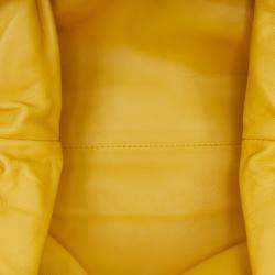 مملوكة مسبقًا Bottega Veneta Yellow Nappa Intrecciato The Mini Pouch Crossbody