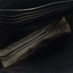 مملوكة مسبقًا Bottega Veneta Black Leather Mesh Clutch