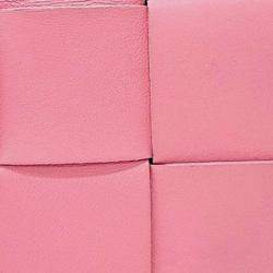 Pre Owned Bottega Veneta Pink Leather Cassette Belt Bag